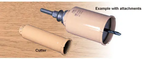 Miyanaga 110Mm Hdpe Core Drill Bit – Pcc110C 1