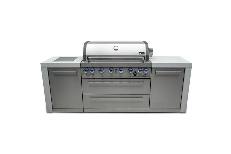 Mont Alpi Mai805-D 6-Burner Outdoor Kitchen Island 1