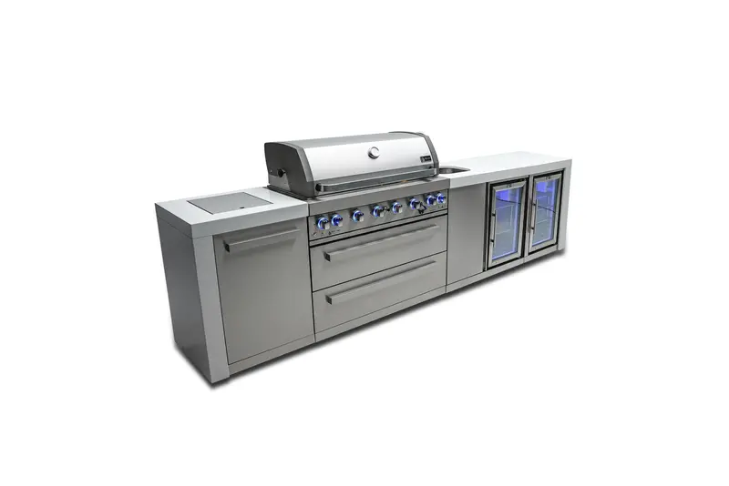 Mont Alpi Mai805-Dbevfc 805 Deluxe Island With Beverage Center & Refrigerated Cabinet 1