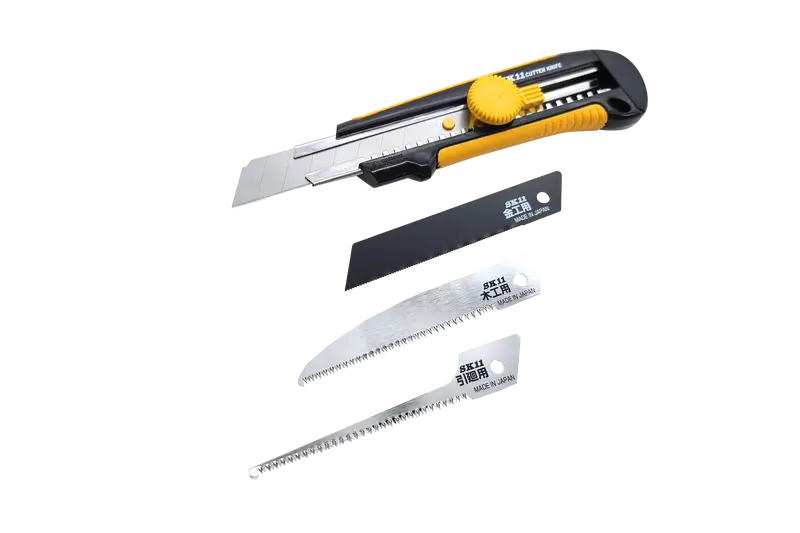 Multi-Function Utility Knife – Retractable Snap-Off Blade + Interchangeable Japanese Saw Blade 1