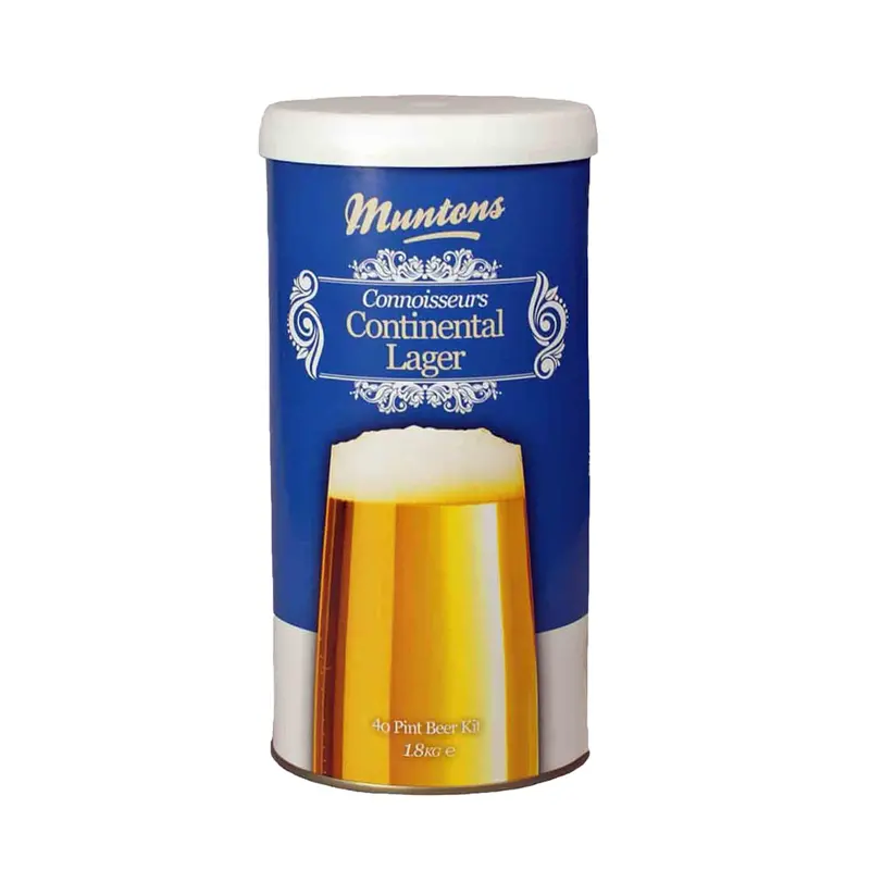 Muntons Continental Lager Beer Kit – 6-Gallon (23-Litre) Crisp European-Style Lager Recipe 1
