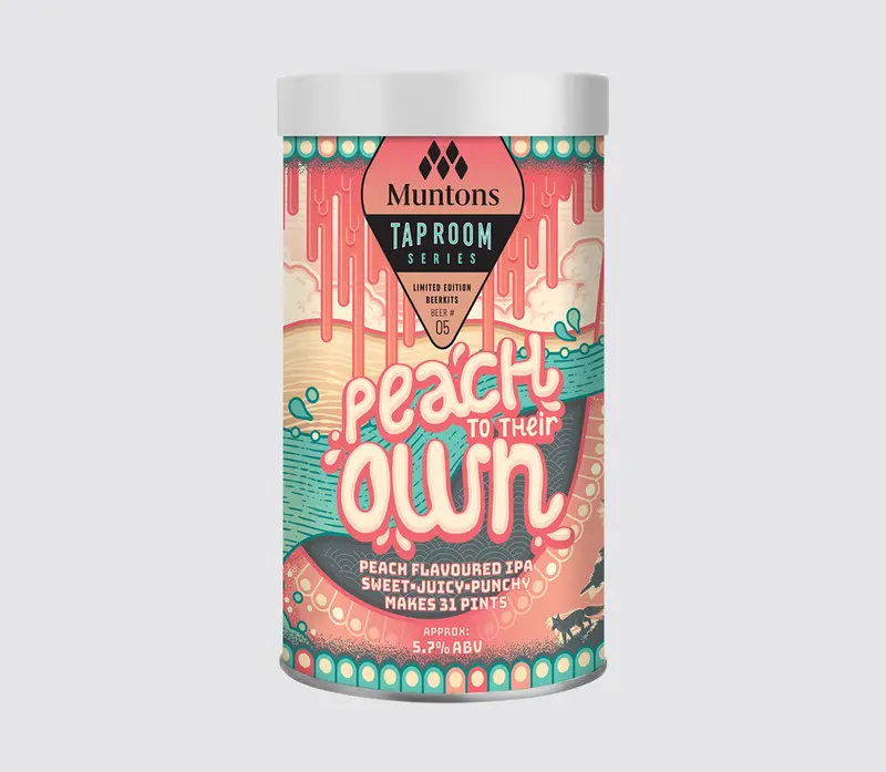Muntons Peach To Their Own Ipa Beer Kit – 6-Gallon (23-Litre) Craft Homebrew Recipe 1
