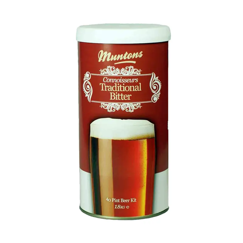 Muntons Traditional Bitter Homebrew Kit – 6-Gallon (23-Litre) Classic English Ale Formula 1