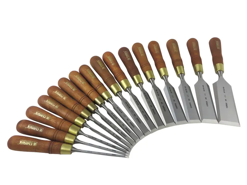 Narex 16-Piece Premium Bevel-Edge Chisel Collection 1