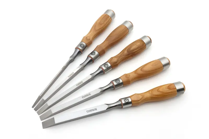 Narex 5-Piece Richter Mortise Chisel Set (1/8"–1/2") – Precision-Forged 1