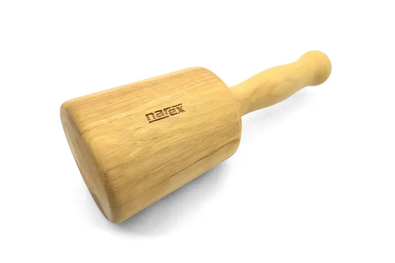 Narex Heavy-Duty Carving Mallet – 680G Round Turned Design, Rosewood Handle (Model 825801) 1