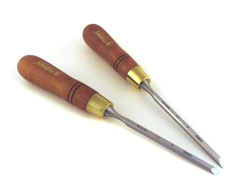 Narex Left-Hand & Right-Hand Skew Chisel Pair Sets 1