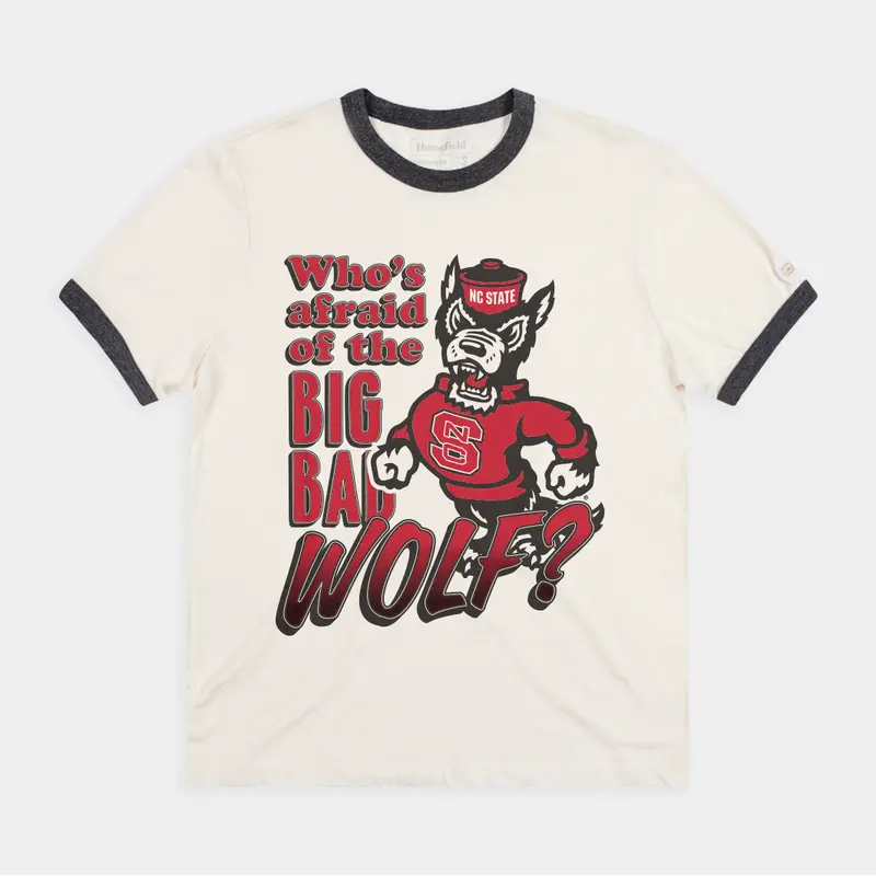 Nc State 'Big Bad Wolfpack' Ringer T-Shirt 1