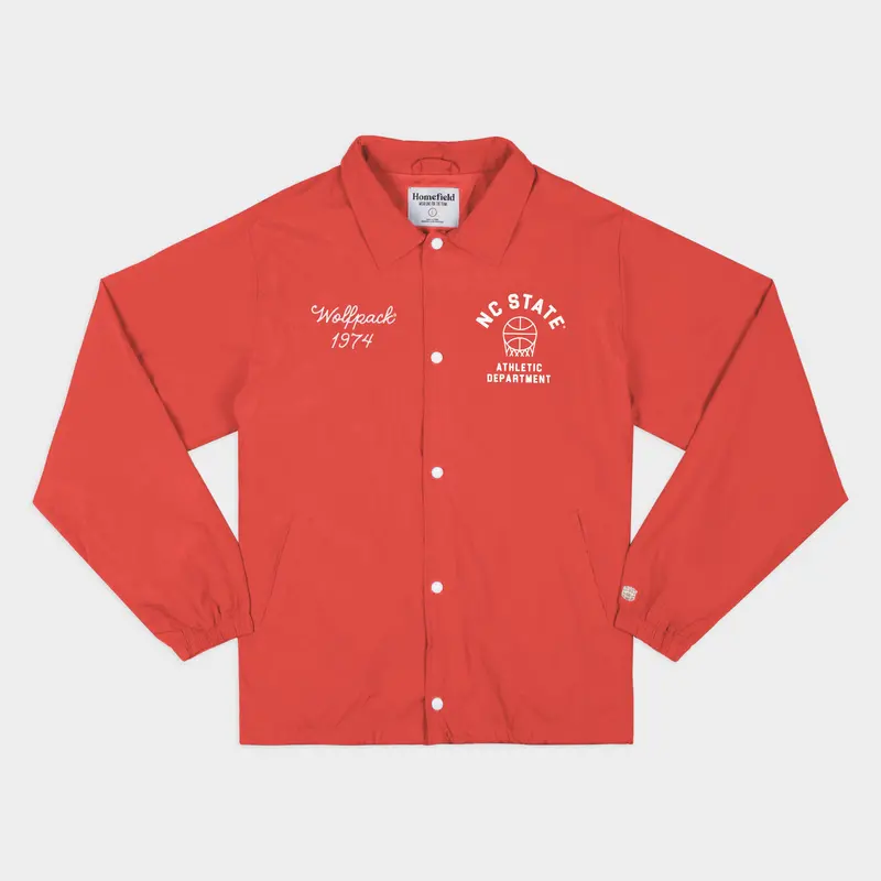 Nc State Wolfpack Nostalgic 1970S Basketball Coach Jacket 1