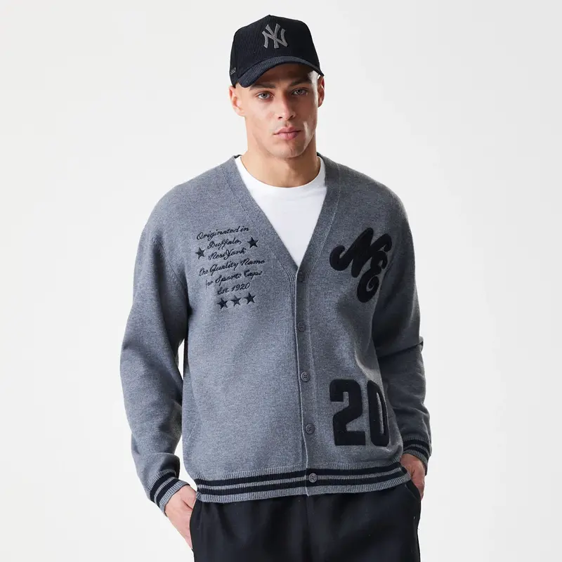 New Era Dark Grey Lightweight Cardigan – Casual Layering Piece 3