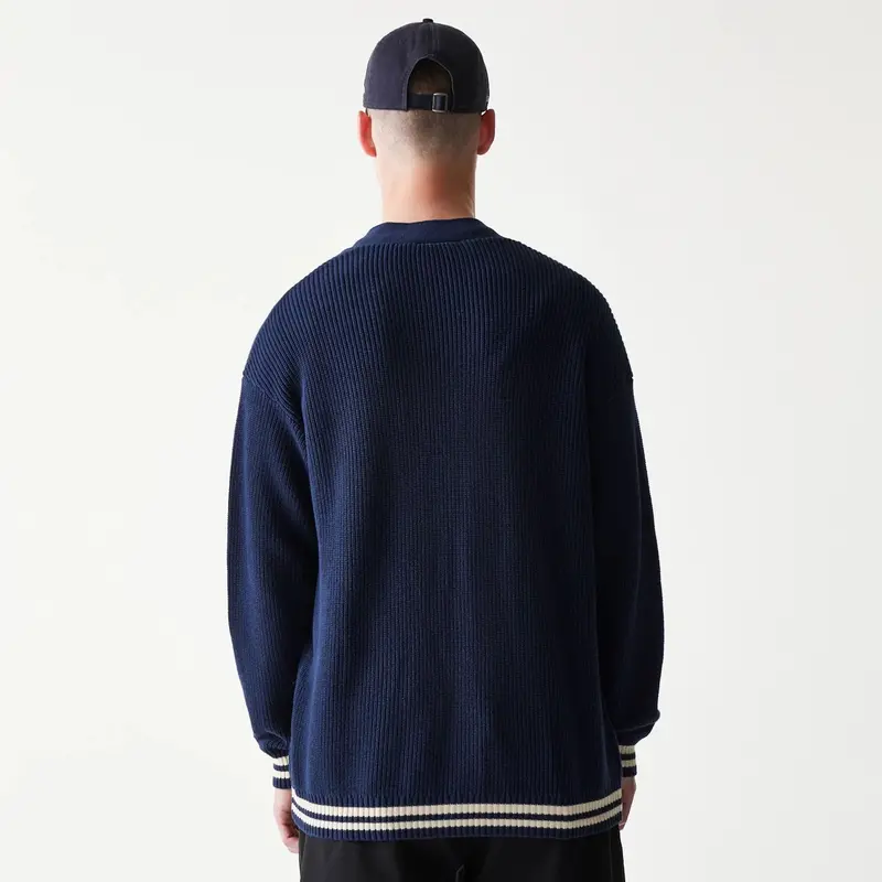 New York Yankees Collegiate Navy Cardigan – Mlb-Branded Layering Piece 2
