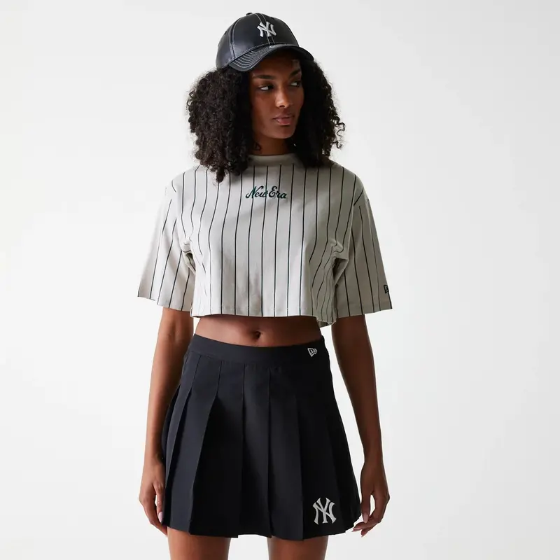 New York Yankees Women'S Mlb Black Tennis Skirt 1