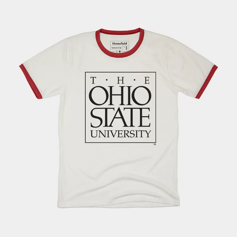 Ohio State Vintage-Inspired Ringer T-Shirt 1