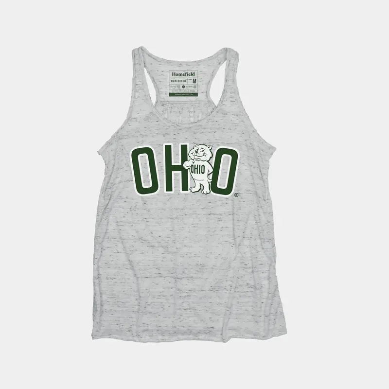Ohio University Rufus Mascot Racerback Tank 1