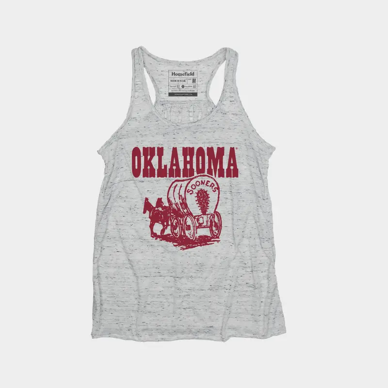 Oklahoma Sooners Women'S Vintage Tank Top 1