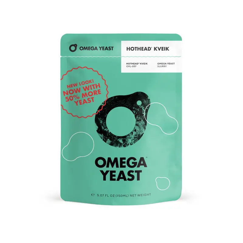 Omega Oyl-057 Hothead™ Kveik Ale Yeast – Heat-Tolerant & Rapid Fermentation 1