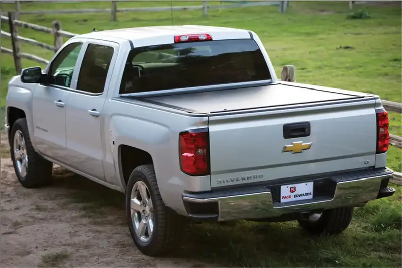 Pace Edwards Jackrabbit Tonneau Cover Kit – Matte-Finish Canister & Rail System 1
