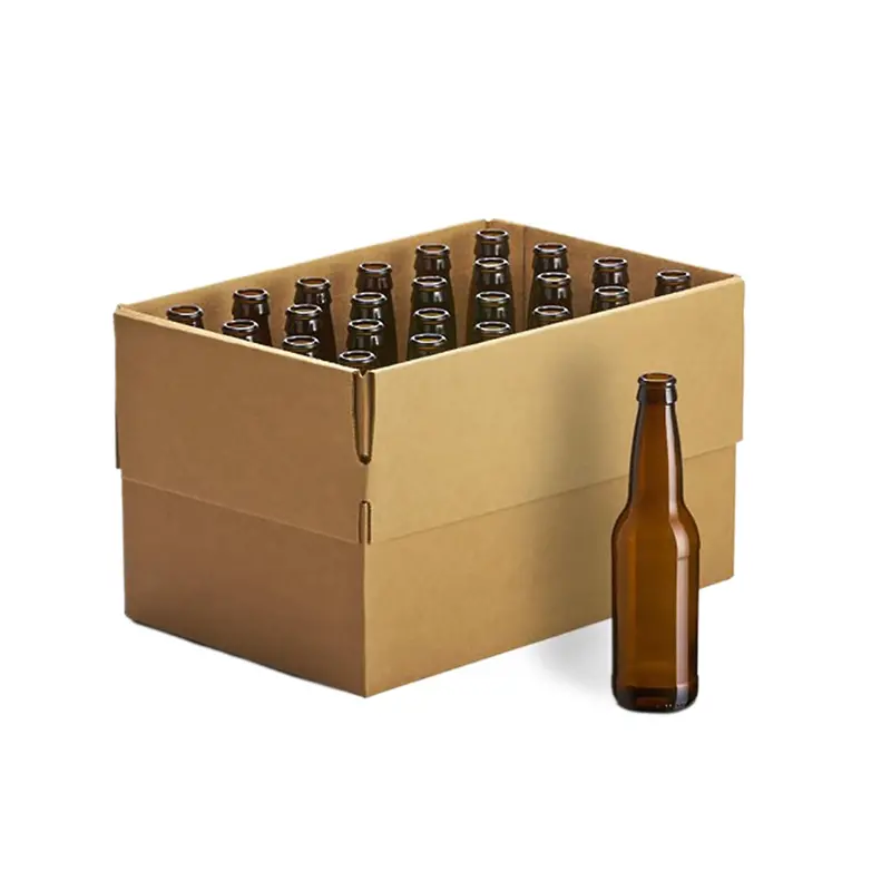Pack Of 24 Amber Glass Beer Bottles – 355 Ml (12 Oz) Each 1
