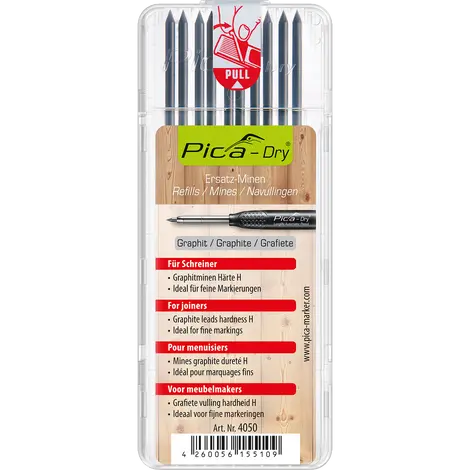 Pica Dry 2.8Mm Lead Refills For Joiner And Carpenter Tool Sets – 10-Pack 1
