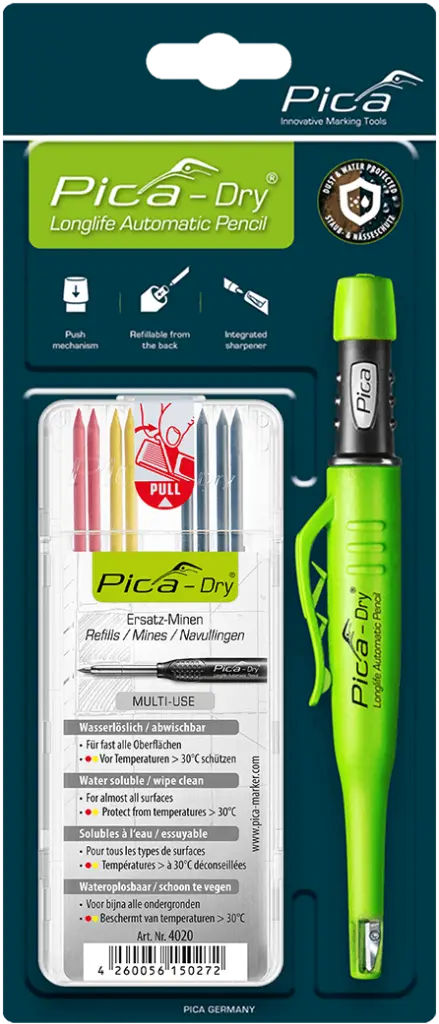 Pica Dry Multi-Function Automatic Pencil With 2.8Mm Lead And Refill Pack 2