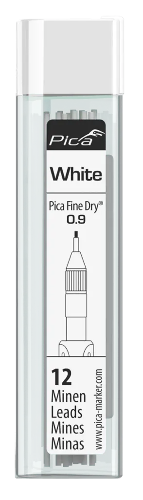 Pica Fine-Dry 0.9Mm White Universal Lead Replacement – 12-Pack 1