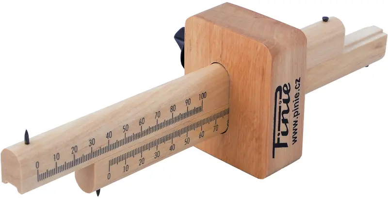 Pinie Dual-Adjustment Marking Gauge – Double Pin With Twin Locking Screws 1
