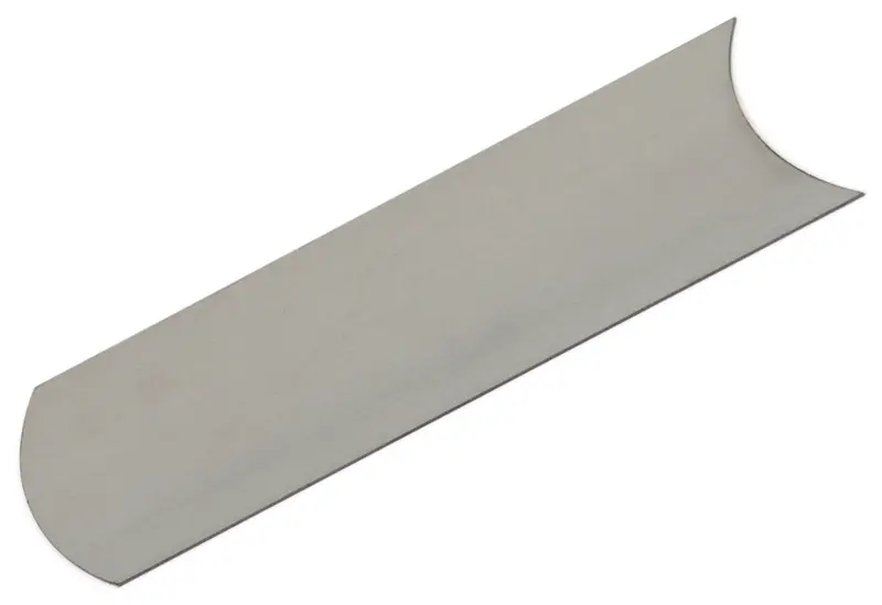 Pinie Dual-Curve Card Scraper – Concave & Convex Edges, 0.027" Thickness 1
