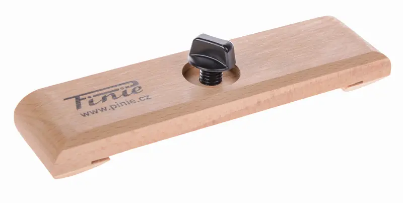 Pinie European Beech Card Scraper Holder – Ergonomic Grip & Blade Support 1