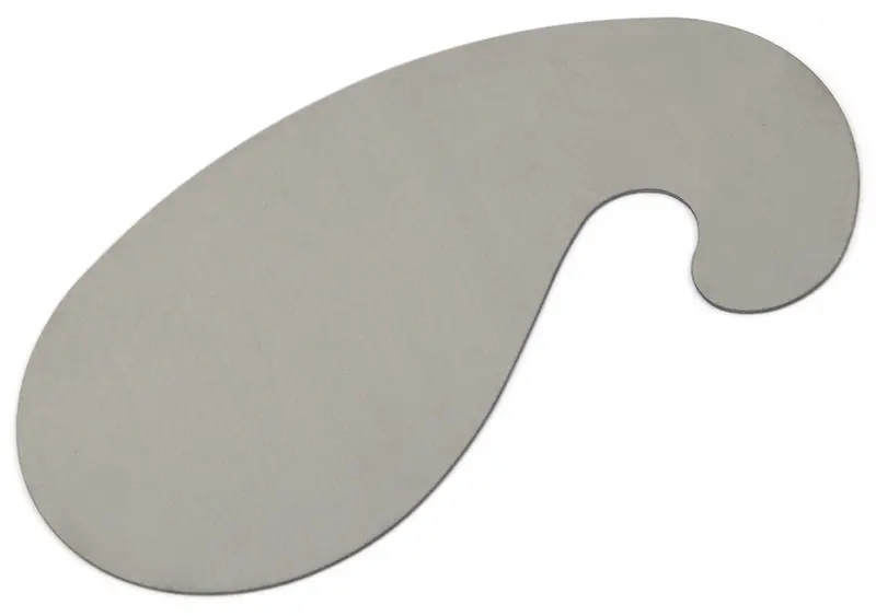 Pinie Gooseneck Card Scraper – Flexible 0.027" High-Carbon Steel Blade 1