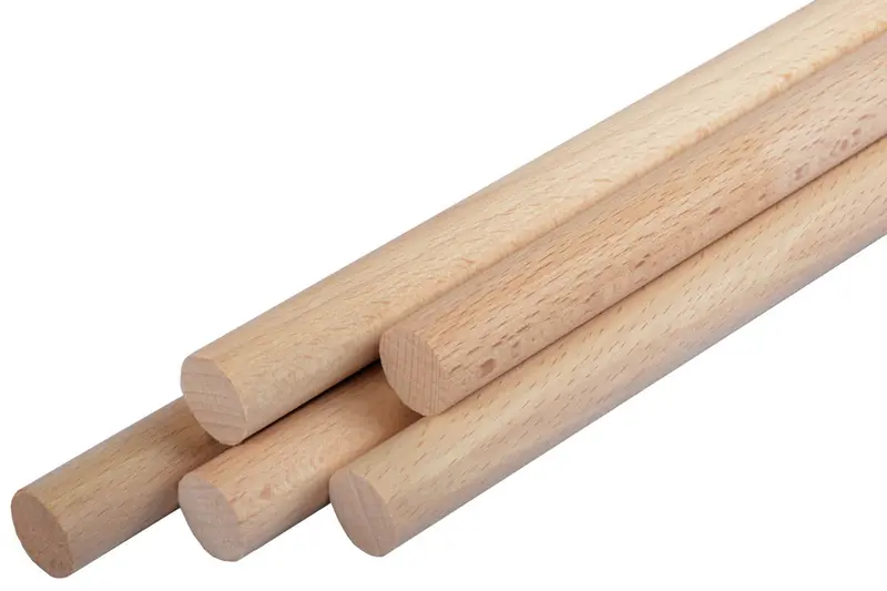 Pinie Long Beech Dowel Rods – 800Mm Metric Wood Dowels (6–28Mm) 1