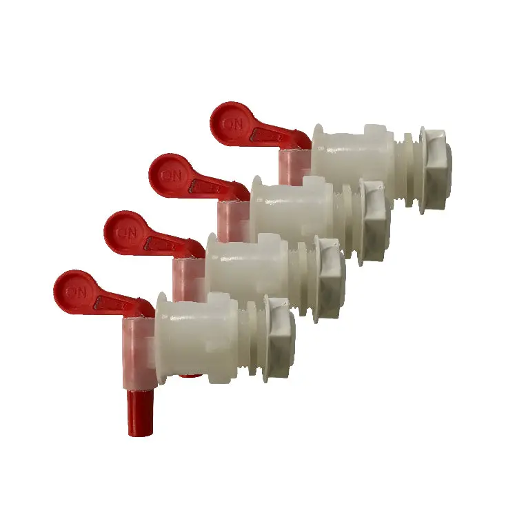 Plastic Bucket Bottling Spigot – Adjustable Tap Faucet (4-Pack) 1