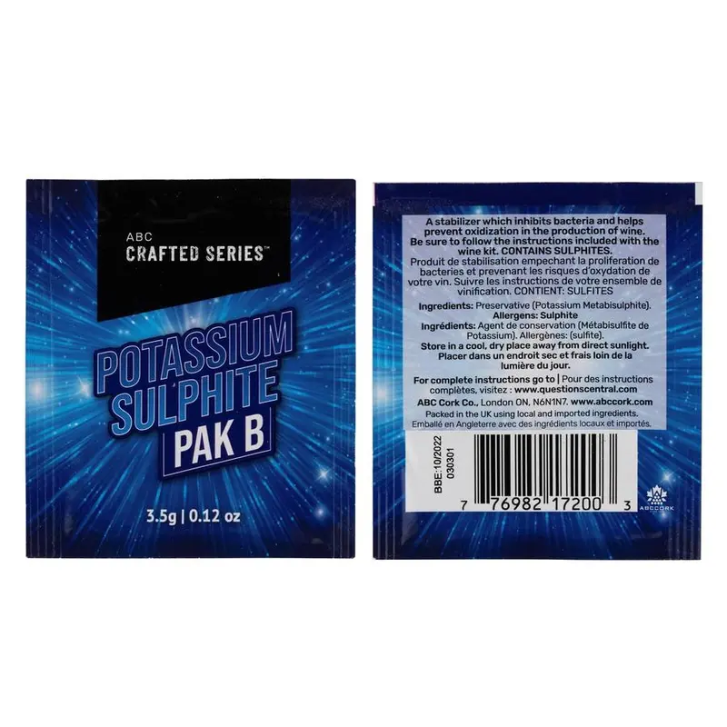 Potassium Metabisulfite Powder – 3.5G Single Dose 1