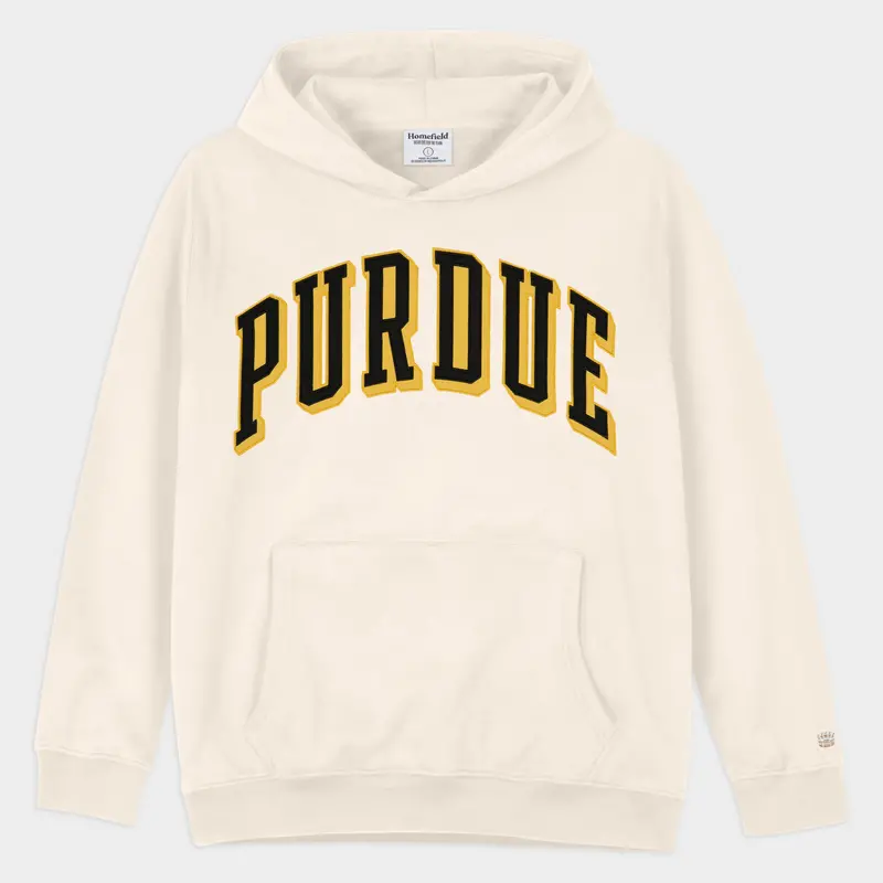 Purdue Boilermakers Retro Applique Sweat Hoodie 1