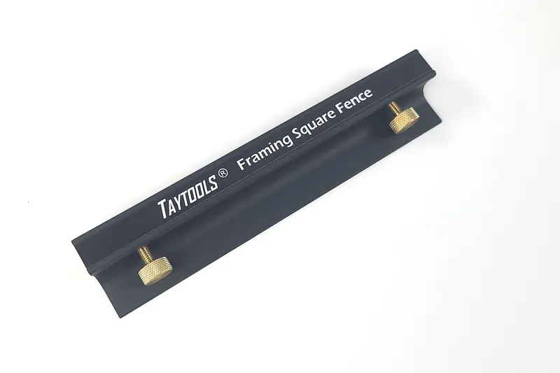 Removable Aluminum Framing Square Fence — 7-7/8" Anodized Carpenter’S Alignment Aid 1