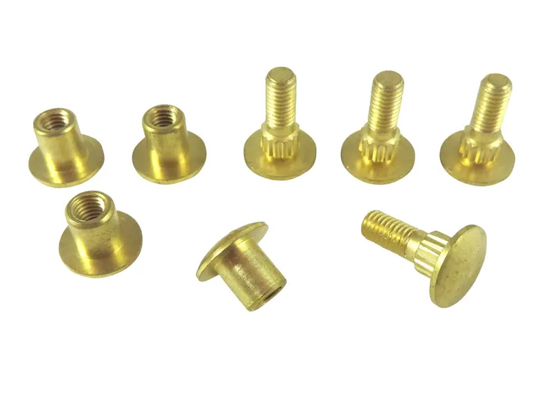 Replacement Solid Brass Saw Bolts And Nuts — High-Strength Fasteners For Hand Saws 3