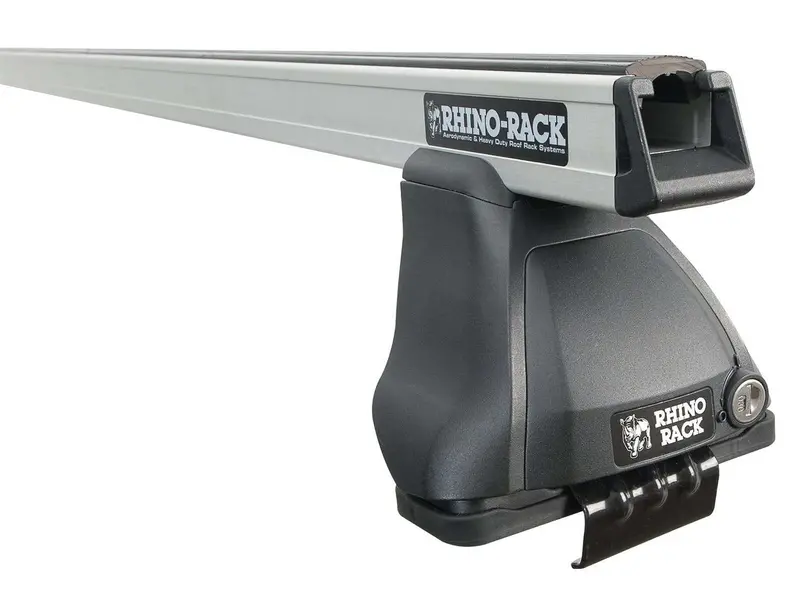 Rhino-Rack Ja4801 Heavy-Duty Silver Roof Rack – 2-Bar System, 2500-Lb Load Rating 1