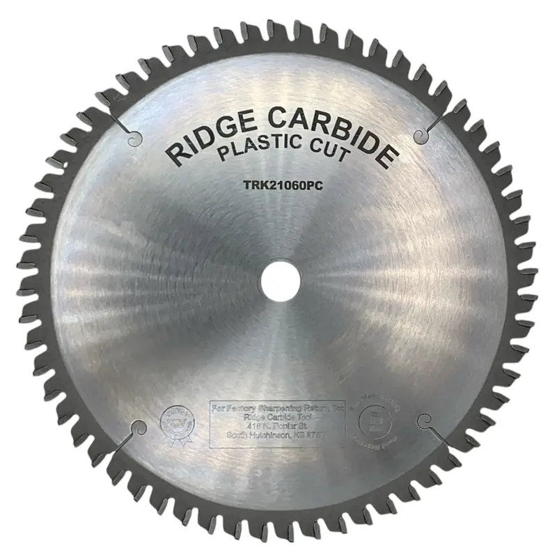 Ridge Carbide 210Mm 60-Tooth Tc45 Track Saw Blade – Festool Ts75 Compatible, -2° Hook, Thin-Kerf Laminates Blade 1