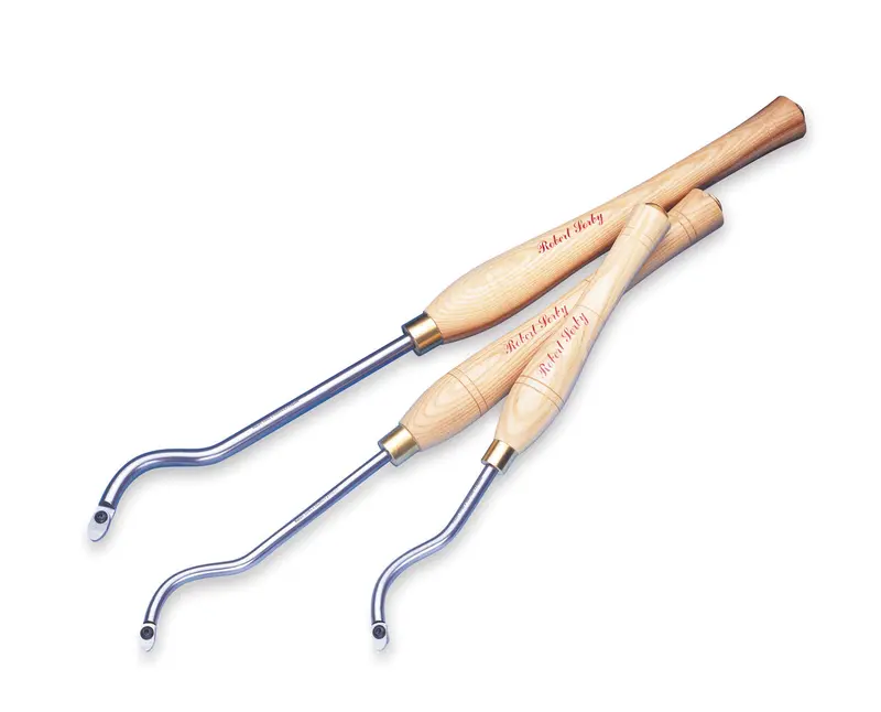 Robert Sorby Swan Neck Hollowing Tool Set For Turners 1