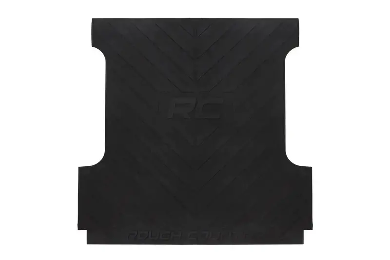 Rough Country Rcm671 Custom-Fit Bed Mat For Ford F-Series – 5.5-Foot Bed, Rc Logo Embossed 1