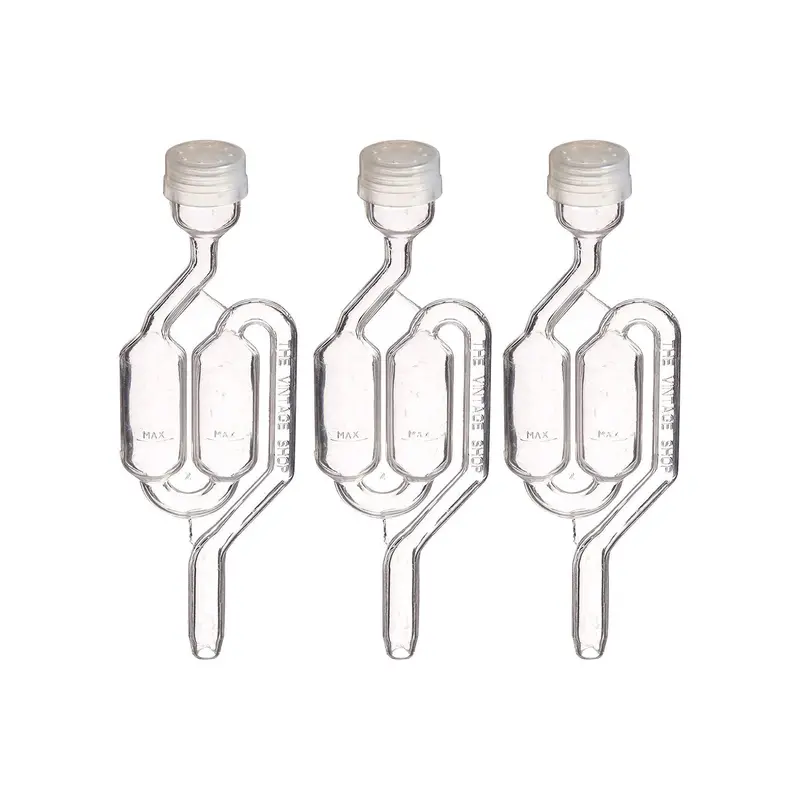 S-Type Airlock Bubbler – Pack Of 3 Traditional Fermentation Locks 1