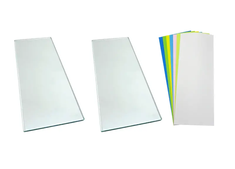 Scary Sharp Replacement Kit: Two 5/16"×5"×12" Float Glass Sheets + Seven Psa Lapping Films 1