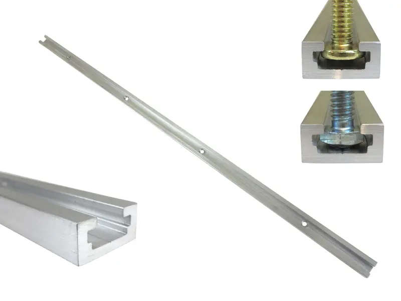 Scratch & Dent: 24" Aluminum T-Track – 3/4" × 3/8" Profile 1