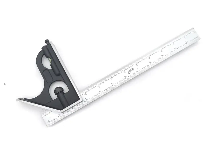 Scratch & Dent: Igaging 12" Two-Piece 4R Combination Square – 1/8" To 1/64" Graduations 1