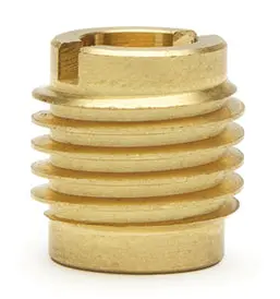 Self-Tapping Solid Brass Knife Threaded Inserts – Model 106244 1