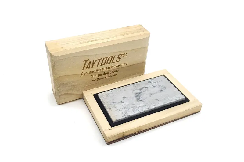 Single Or Dual Arkansas Bench Stones – Solid Novaculite, 4" To 12" Options, Premium Wood Box Packaging 1