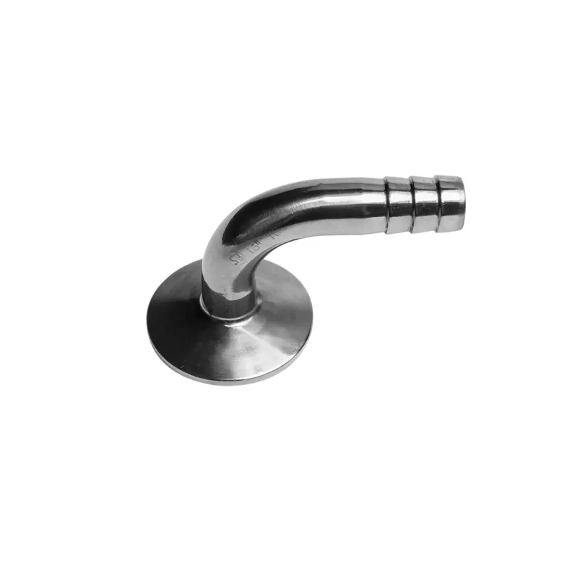Spike Brewing 1.5" Tri-Clamp Elbow – 90° Tc To 5/8" Barb Fitting 1