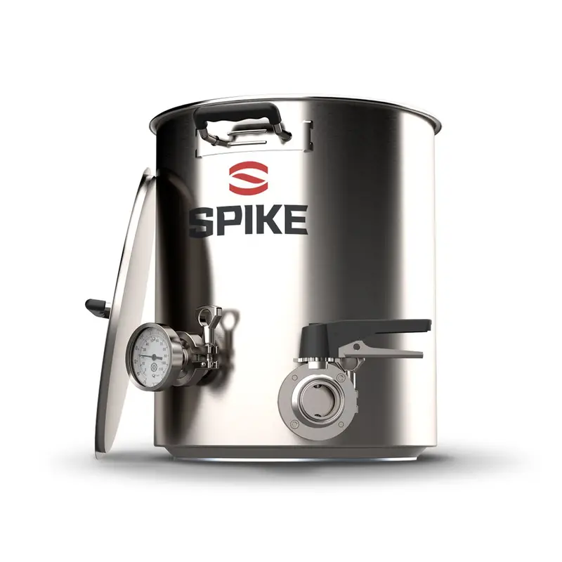 Spike Brewing 10-Gallon Stainless Steel Brew Kettle – Tri-Clamp Model With Full Hardware 1