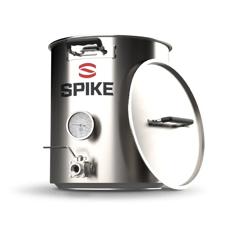 Spike Brewing 10-Gallon Stainless Steel Brew Kettle With Npt Fittings 1
