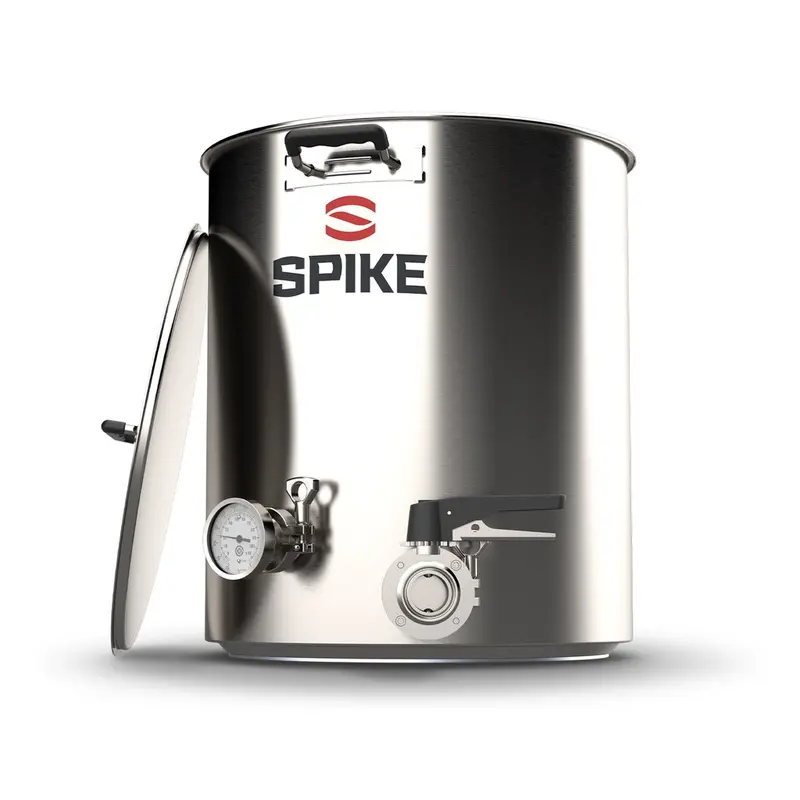 Spike Brewing 15-Gallon Stainless Steel Brew Kettle – Tri-Clamp Version With Hardware 1