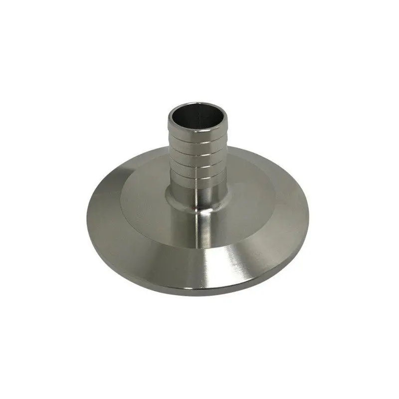 Spike Brewing 2" Tri-Clamp To 5/8" Barb Adapter For Sanitary Brewing Connections 1